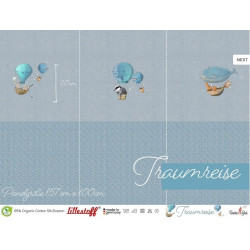 Bio Jersey Lillestoff - Traumreise Panele